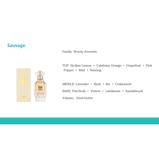 LONKOOM TROPICAL TEMPTATION Perfume 25ml, Woody Aromatic Long‑Lasting Eau De Parfum Spray